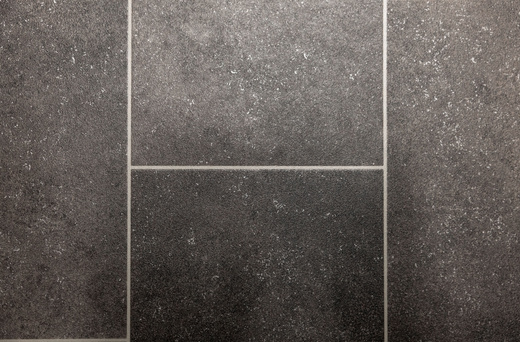 Wykładzina PCV Bingo Galerie 599 Grafit Płytki szerokość 1,5 m