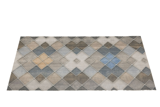 Antypoślizgowy Dywanik Łazienkowy Kuchenny Mata Magic M2 Szary Beż Romby