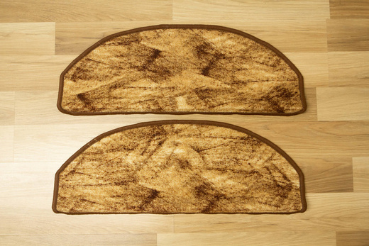 Nakładki półokrągłe Brush 17 Brąz