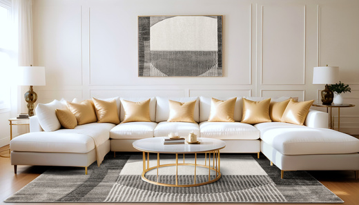 Dywan Kandy N372A m.grey/antraci Szary Grafit Fryz