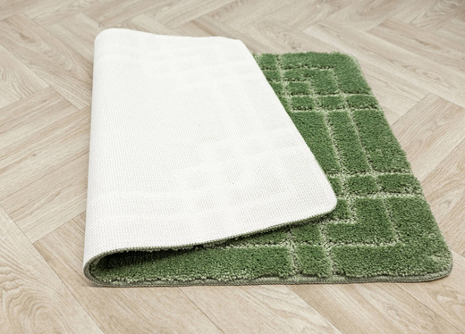Dywanik Łazienkowy Antypoślizgowy Sego Green Zielony Prostokąty Mozaika