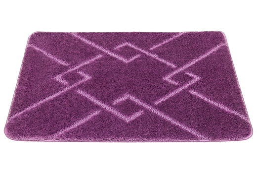 Dywanik Łazienkowy Antypoślizgowy Moreno Violet Fioletowy Romby