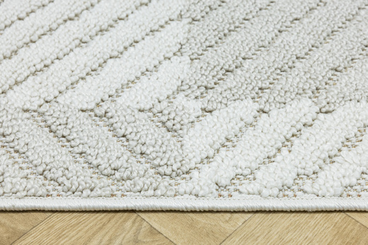 Dywan Milano 032 beige/cream Krem Kaszmir Geometria Frędzelki