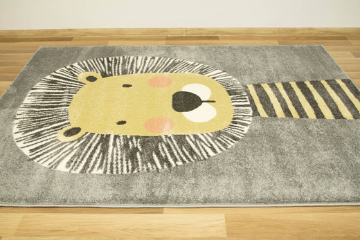 Dywan Dziecięcy Lima E181A l.grey/yellow Lew