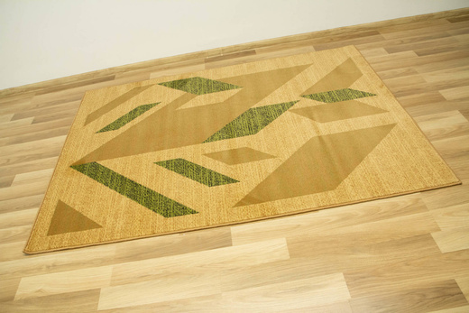 Dywan Agnella Standard Kanas Beż Oliwka Abstrakcja