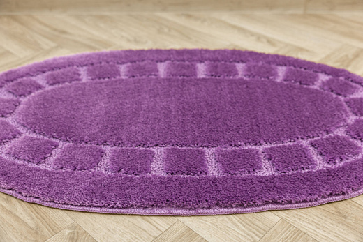 Dywanik Łazienkowy Antypoślizgowy Ocean Fiolet Owalny