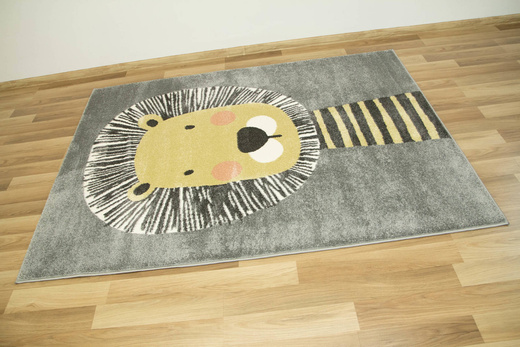 Dywan Dziecięcy Lima E181A l.grey/yellow Lew