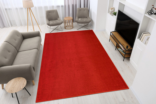 Dywan Carousel 22 NSF Guma Czerwony Antypoślizgowy