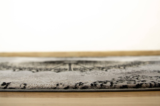 Dywan Tender 27237A black/l.grey Czarny Beż Krem Ornament Boutique