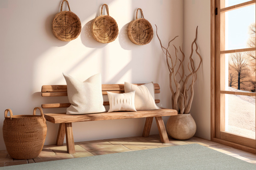 Dywan Domingo 172 Beż Krem Kaszmir melanż na filcu