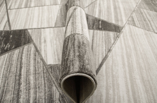 Dywan Felix 9253A l.grey/white Lśniący Marmur Szary Krem Srebrny