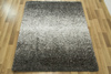 Dywan Shaggy Puffy P591 Anthracite White Antracyt Biel