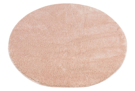 Dywan Okrągły Shaggy Antypoślizgowy Malmo Różowy