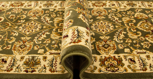 Chodnik Ornamentowy Venezia 1566c Zielony szerokość 67 cm