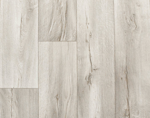Wykładzina PCV Bartesa Cracked Oak 990M Szary Krem Beż szerokość 4 m