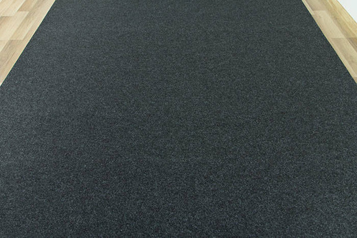 Wykładzina lindau 50 czarny szerokość 2 m
