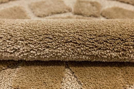 Dywanik Okrągły Łazienkowy Antypoślizgowy Ocean Beż