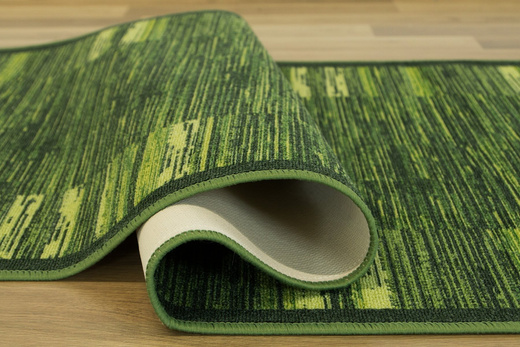 Antypoślizgowy chodnik Adagio 12 Zielony szerokosć 67 cm