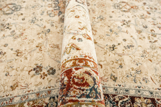 Wełniany Dywan Dywilan Omega Kordoba Koniak Ornament