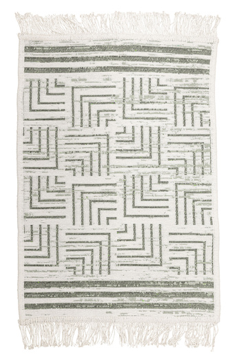 Dwustronny Dywanik Chodniczek Orient 40x70 1 Green Zieleń Krem