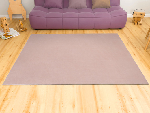 Dywan Plush Rosa Antypoślizgowy Pudrowy Róż Rabbit