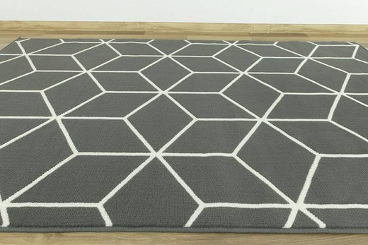 Dywan Luna 503746/51911 grey cubes szary