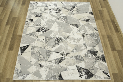 Dywan DAVINCI 2987A d.grey/grey Z84-21 Krem Szary Przecierany Marmur