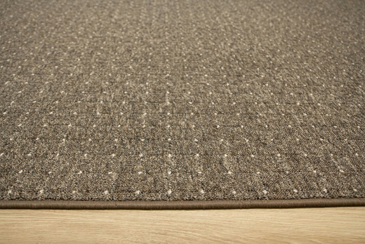 Wykładzina Zembla 93 Brąz Beż Melanż Kratka szerokość 4 m