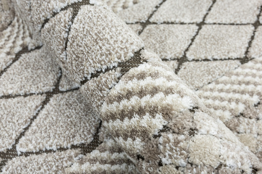 Chodnik Fashion 32009/120 Romby Krem Beż szerokość 70 cm