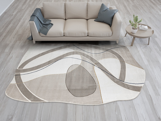 Dywan Selena GS002A Cream/Beige Krem Beż Szary Geometria Ksztalt