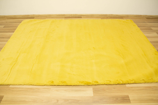 Mięciutki Dywan Bellarossa Rabbit musztardowy