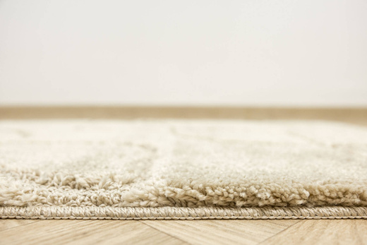 Dywanik Łazienkowy Antypoślizgowy Ivona Light Beige Jasny Beż Linie