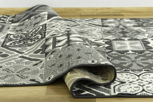 Dywan LUNA 503754/89922 d.grey patchwork