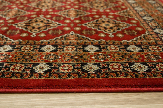 Dywan Ornamentowy Afgan 6892A red/red Czerwony Czarny Beż