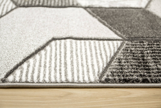 Dywan Amelia B101B grey/d.grey Szary Biały Geometria