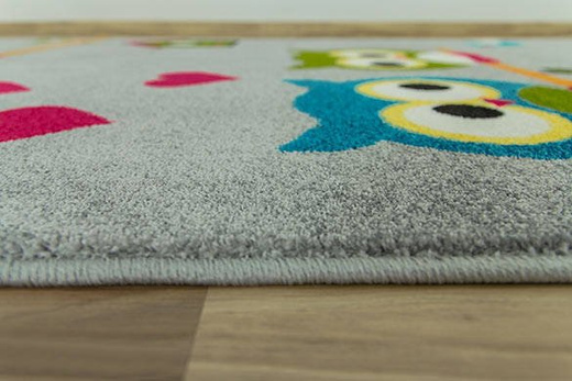 Dywan Rainbow 11205/190 szare sowy