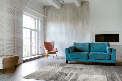 Dywan Daisy Carving 7428B m.grey/l.bej Krem Beż Szary Prostokąty