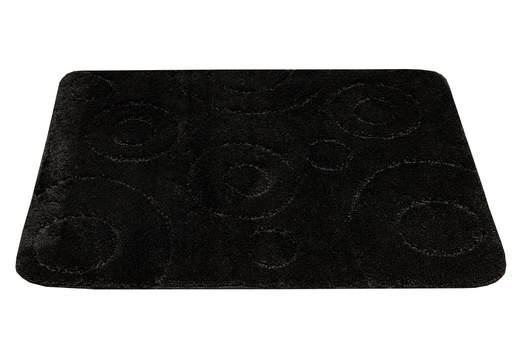 Dywanik Łazienkowy Antypoślizgowy Galaxy Black Czarny Koła