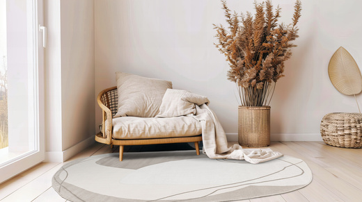 Dywan Selenne GS001A Cream/Beige Szary Beżowy Krem Ksztalt