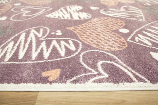 Dywan Dziecięcy Lima 9392A lila/rose