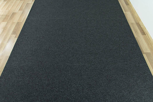Wykładzina lindau 50 czarny szerokość 2 m