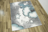  Dywan Dziecięcy Lima 1295A cream/blue Szary Niebieski Miś Chmurki Gwiazdki