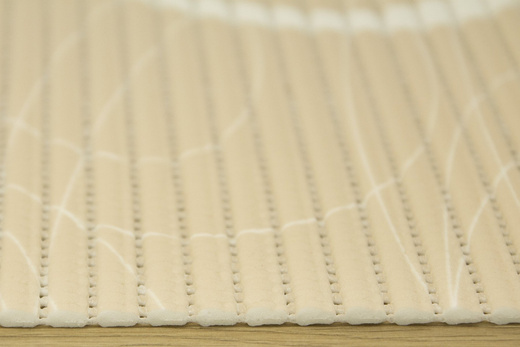 Mata Łazienkowa Softy-tex 838 Fale Beż Krem szerokość 65 cm