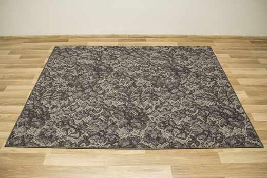 Dywan Pętelkowy Highline-Loop 14095 Szary Antracyt Ornament