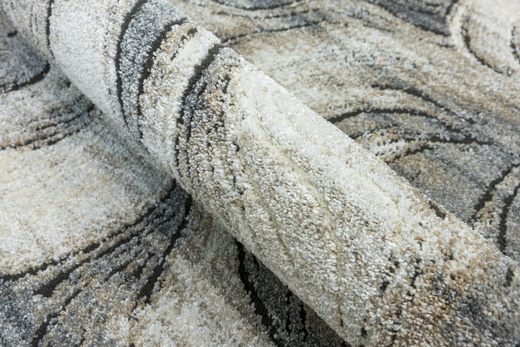 Dywan Matara P176A m.grey/sp.antr Szary Fale