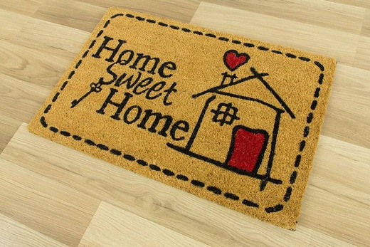 Antypoślizgowa Wycieraczka Kokos Tucan 2 Home Sweet Home