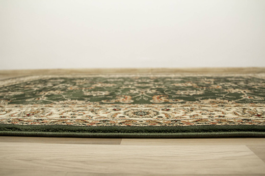 Dywan Super Rose 2338A d.green/cream Ornament Zieleń Brąz Czerwień