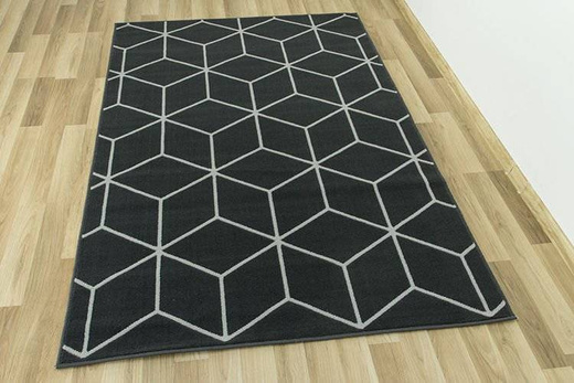 Dywan Luna 503746/89922 d.grey cubes grafitowy ch