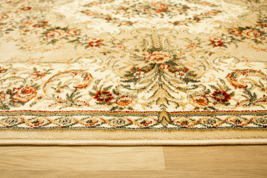 Dywan Lotos 1569/110 Ornament Kwiaty Beż