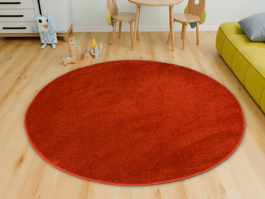 Okrągły Dywan Lima 2081A Red Czerwony
